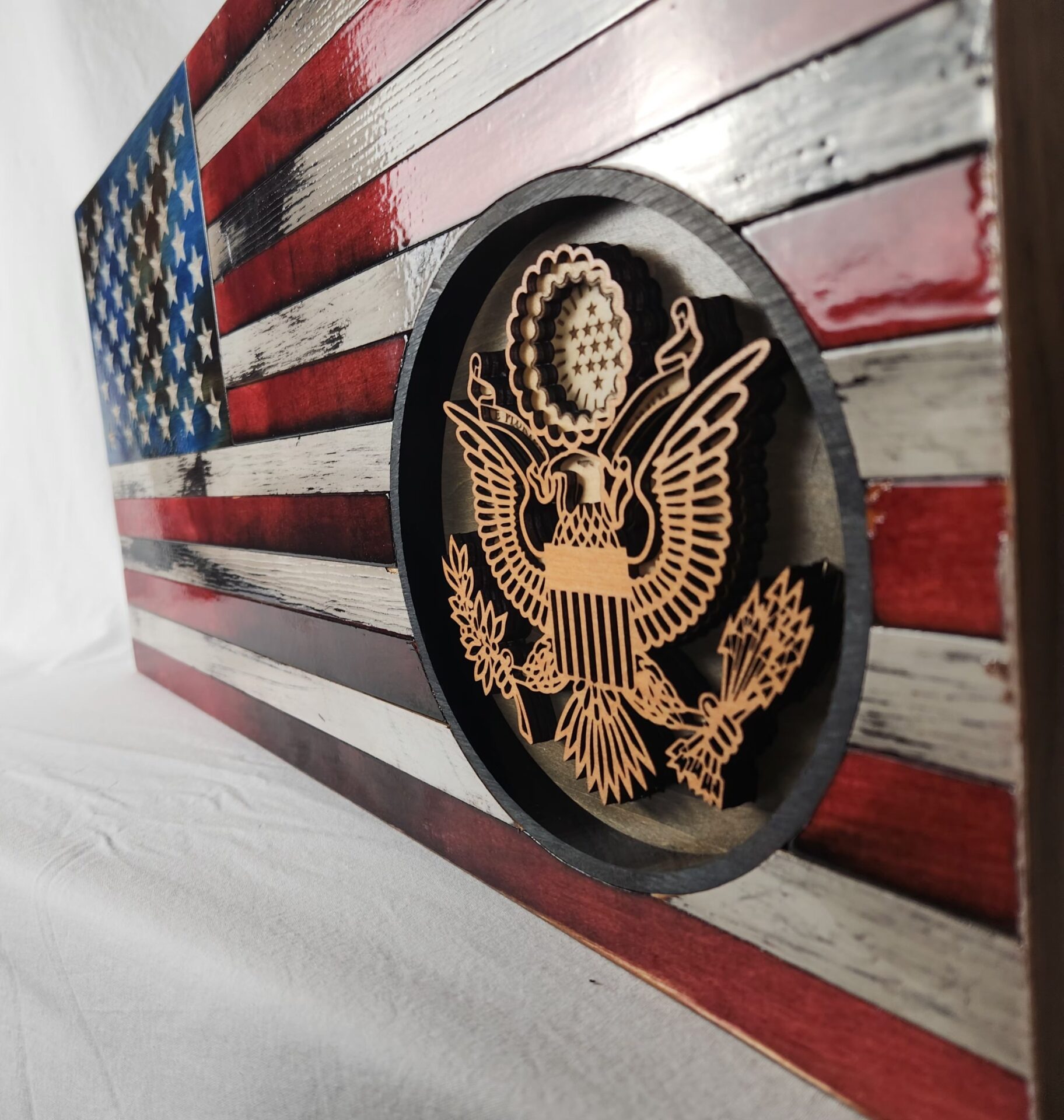 Classic American Flag with Army Logo - Image 4