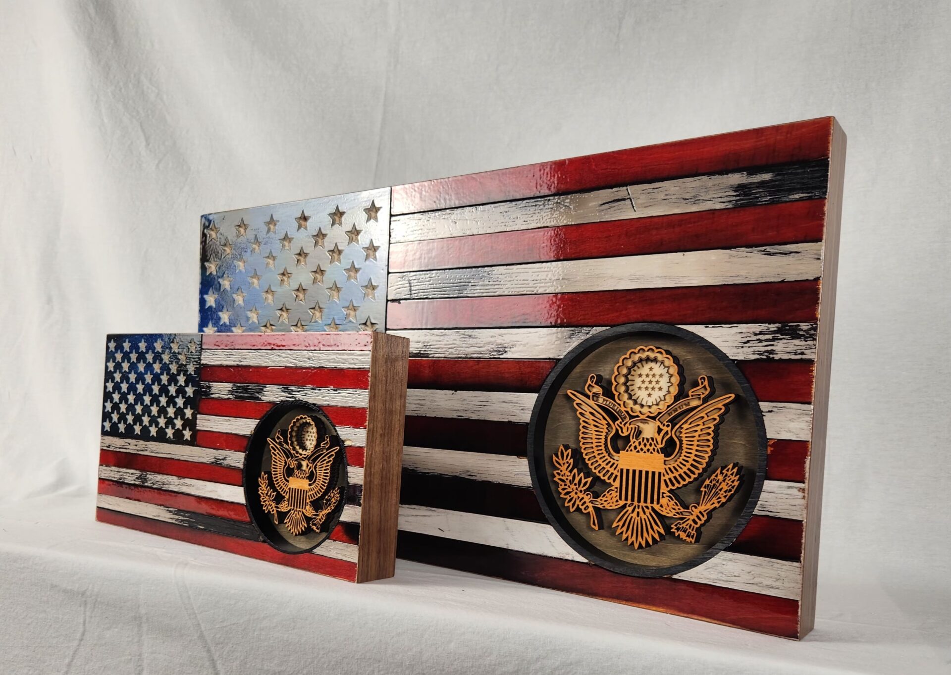 Classic American Flag with Army Logo - Image 2