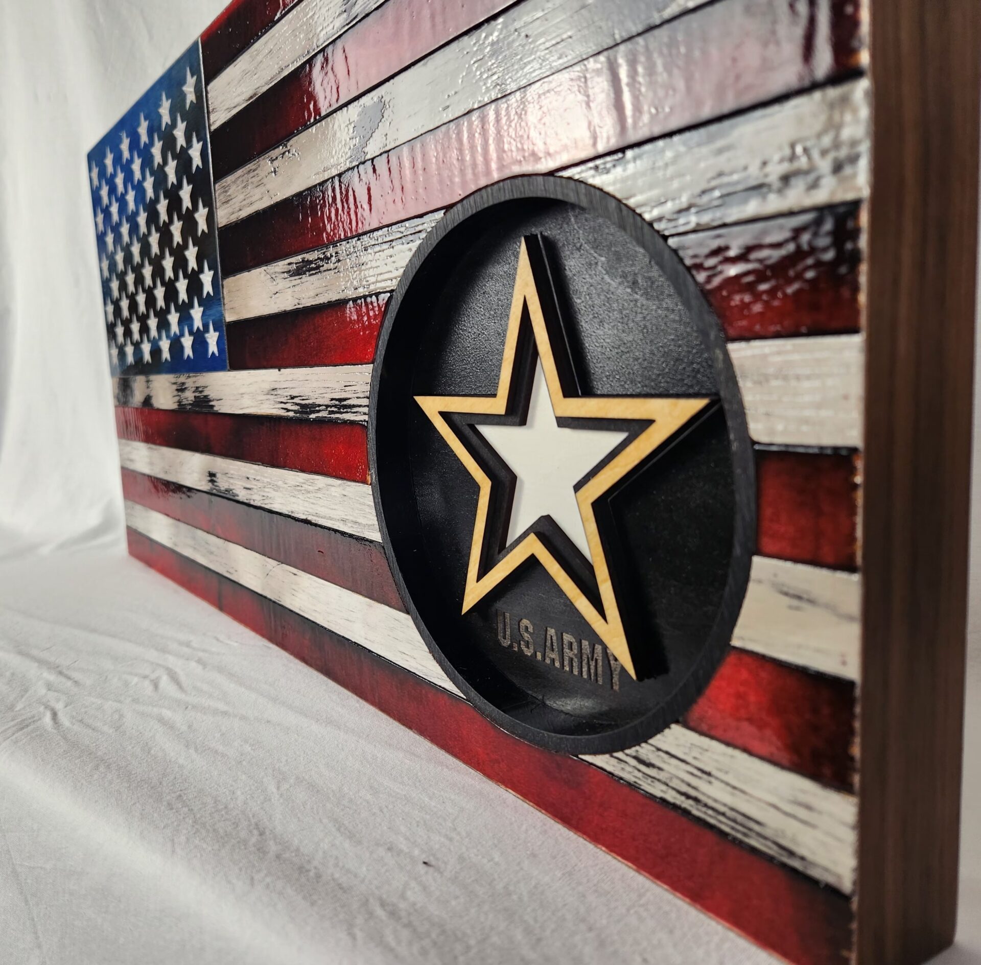 Classic American Flag with Army Symbol - Image 4